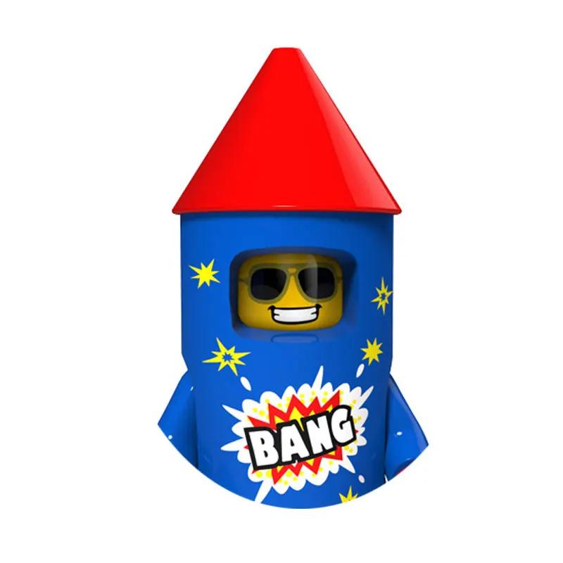 PG8141 Аниме Мультяшная Кукла Конструктор Каваи Банановый Человек Акула Развивающие Игрушки Детский Домашний Подарок Конструктор Приключение