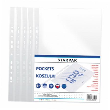 A4 crystal clear pouch, 100 pcs. 409013