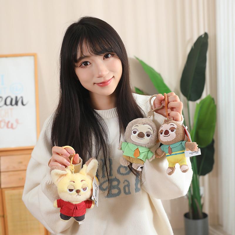 Animal Sweet Zootopia Plush Keychains Featuring Judy And Nick Perfect For Occasion Any