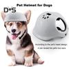 Шлем для домашних животных с отверстиями для ушей, защитная шапка для собак, ветрозащитный регулируемый мотоциклетный шлем для щенков, для езды на открытом воздухе, пешего туризма, велоспорта