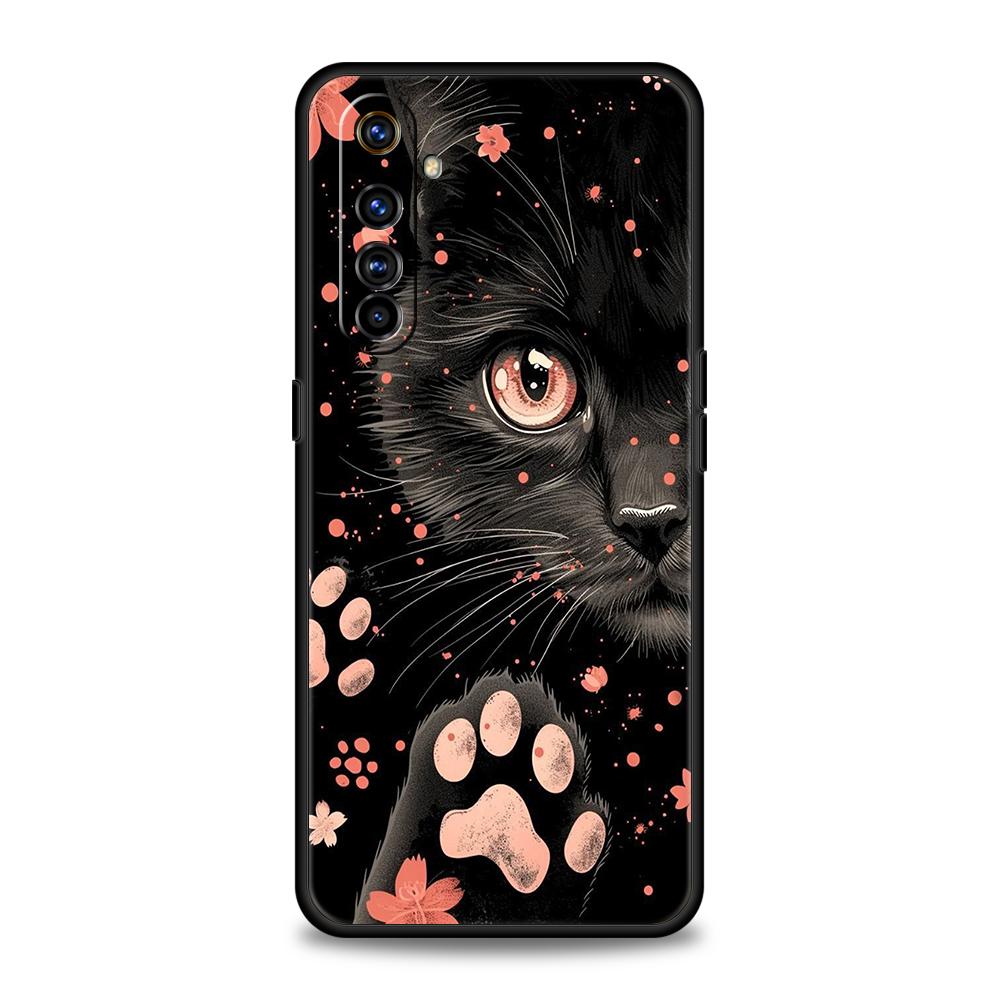 Чехол для телефона «Повседневная жизнь милых кошек» Для Realme 13 12 11 10 9 8 5G 7 C25 C35 GT5 GT3 GT2 Pro Plus Для Realme GT Neo 2 3 3T 5 Чехол