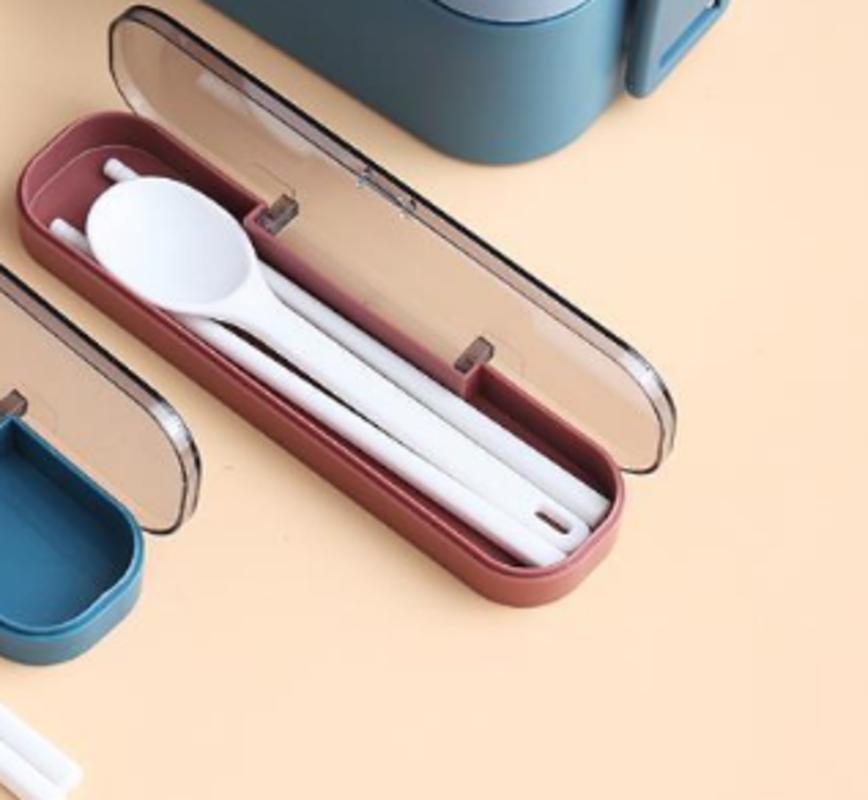 Double Layer Portable Bento Box Portable Food Storage Containers Sealed Sover Japanese Style Lunch Container with Cooling Container | Breakfast Boxes