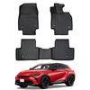PANICO Floor Mats for Toyota Crown Sport (AZSH36W/AZSH37W) – Custom 3D TPE All-Weather Front & Rear Set, 3 Pieces