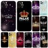 Чехол для телефона с принтом алмазной короны для iPhone 5 5s 2020se 6 6s 7 8 plus x 10 XR XS 11 12 13 mini pro MAX черная задняя крышка из ТПУ