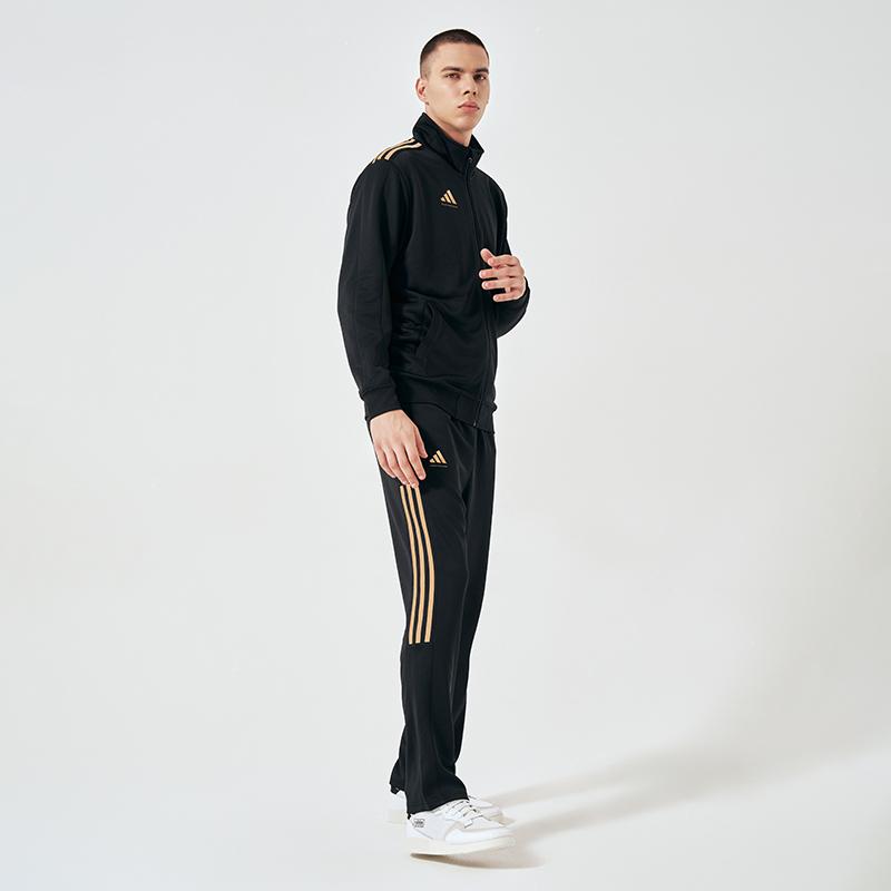 Мужская повседневная спортивная одежда Adidas Унисекс Черный Золотой