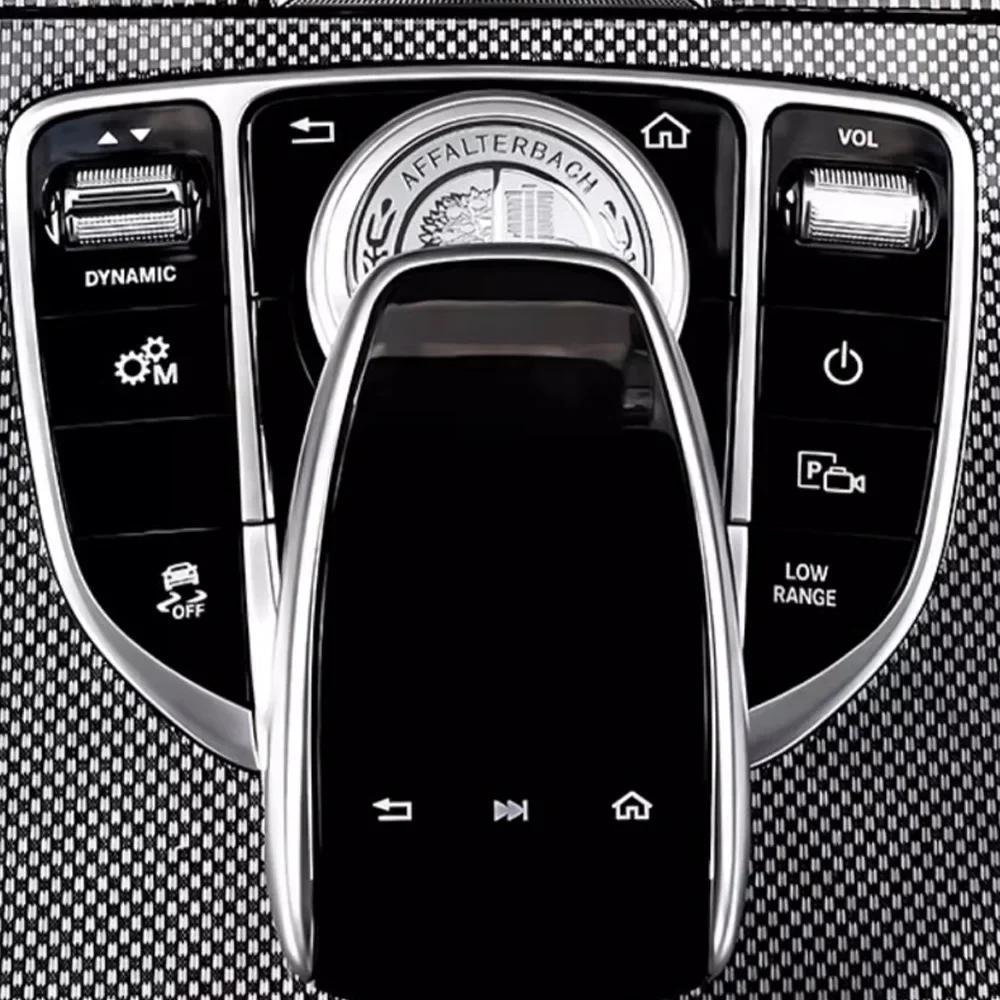 Наклейка на мультимедиа 47 мм для Mercedes Benz GLC GLB AMG W212 W213 W205 W177 W204 W211 W202 E300 C180 C63 E63 Ручка центральной консоли