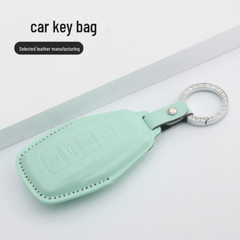 Чехол для ключа Geely Emgrand для Xingrui, Xingyue L, Binrui Cool, Boyue, Binyue и GS - кожаный чехол для мужчин и женщин