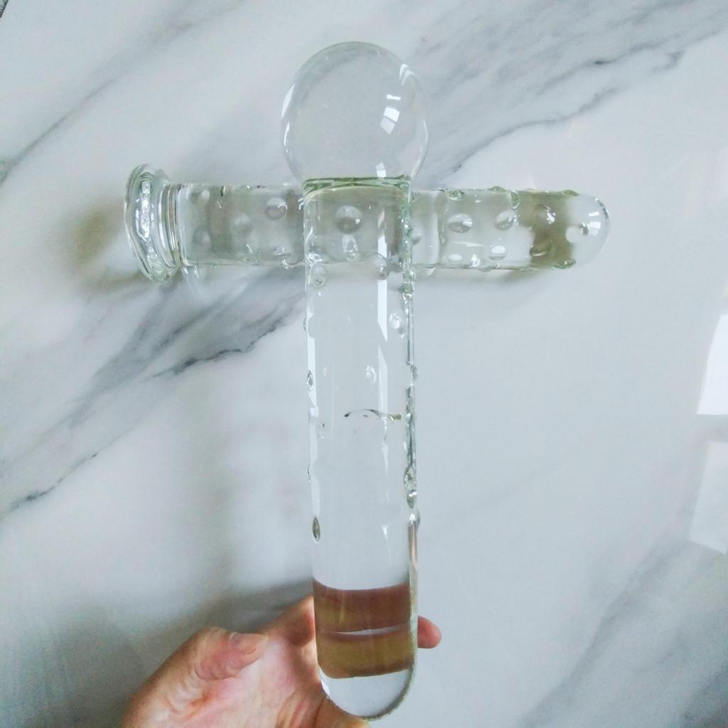 VaHppy Большой размер 1450 г 7 см анальная пробка jumbo skillfulness анальный расширитель тренировочные мастурбаторы дилдо стеклянные секс-игрушки для геев