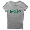 Polo Ralph Lauren Letter Print Round Neck Casual Short Sleeve T Shirt Women Tops Gray 211810285-002