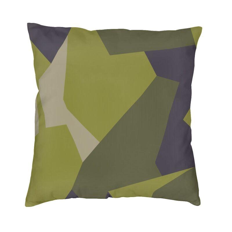 US Military Woodland Camo Pattern Cushion Covers xcm Velvet Camouflage Pillow Case Sofa Pillowcase Living Room Decoration