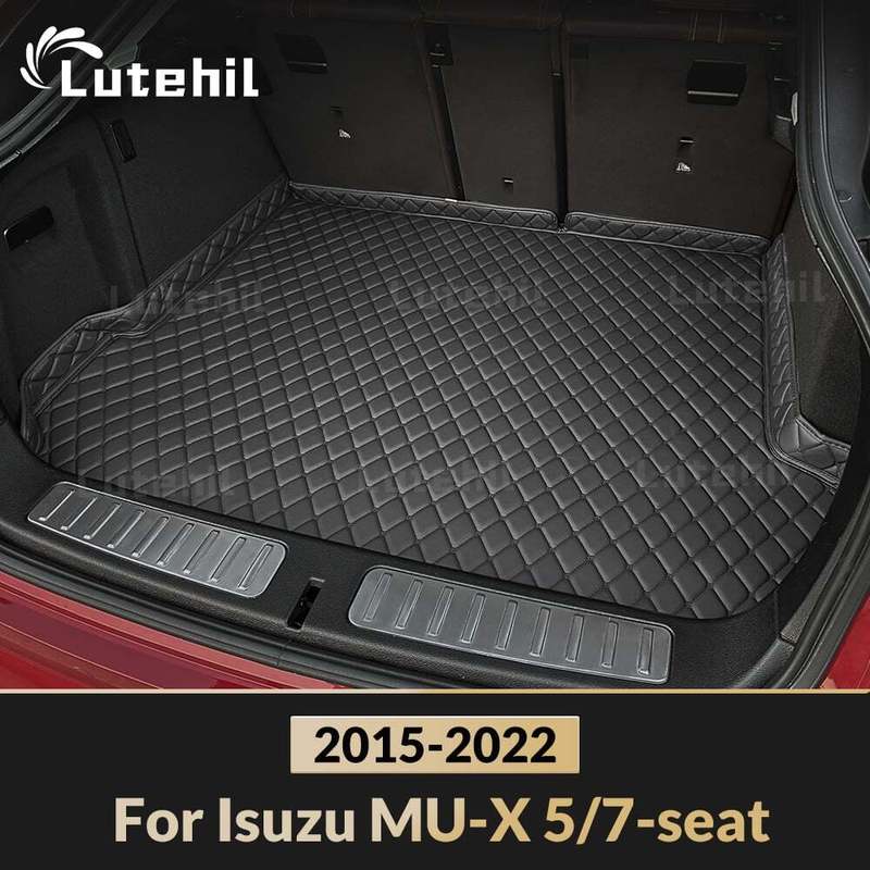 For Isuzu MU-X 5/7-seat 2015- Car Trunk Mat Anti-dirty Pad Protective Pad Cargo Liner Auto Interior Accessories