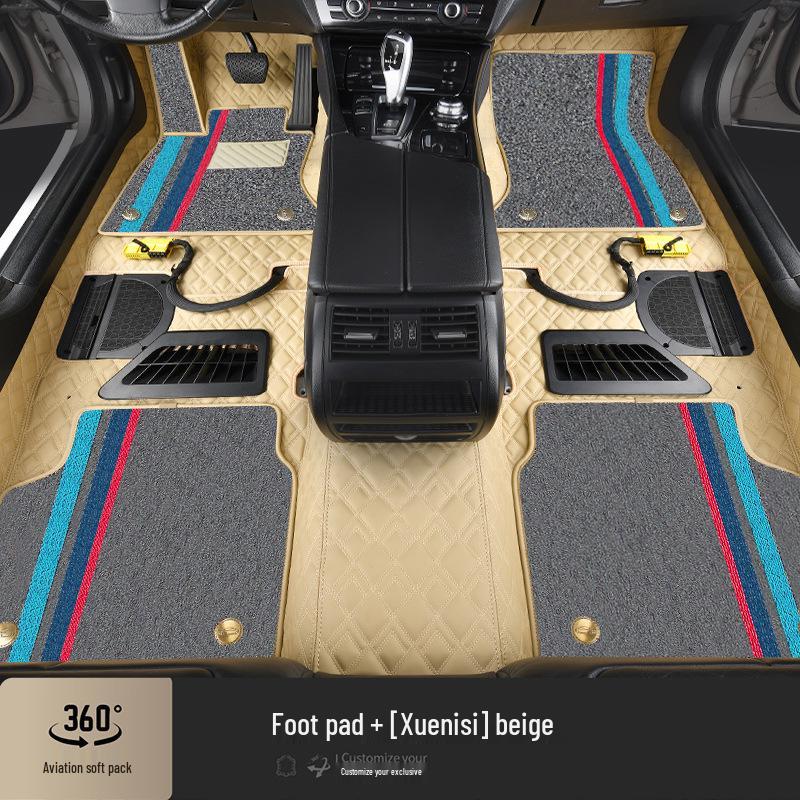 Индивидуальные кожаные коврики для пола 360° для Haval H6 и Geely Xingyuan - Удобные, Нескользящие, Специальные для автомобиля