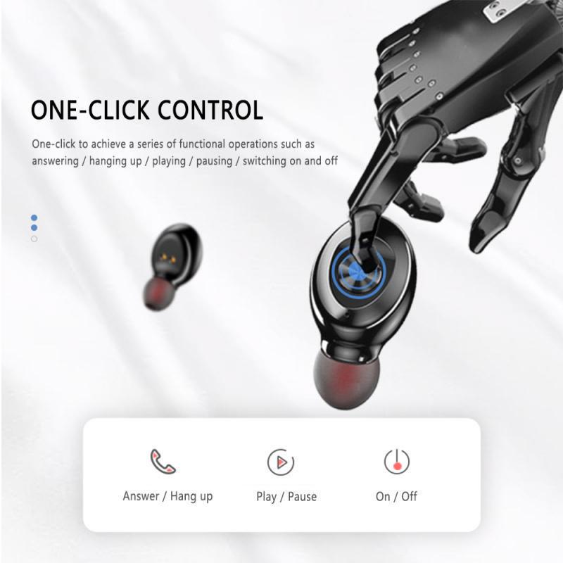 VAORLO Мини-наушники TWS XG8 наушники HiFi стерео музыка с HD Mcirophone IPX6 водонепроницаемые наушники для спорта цифровой дисплей