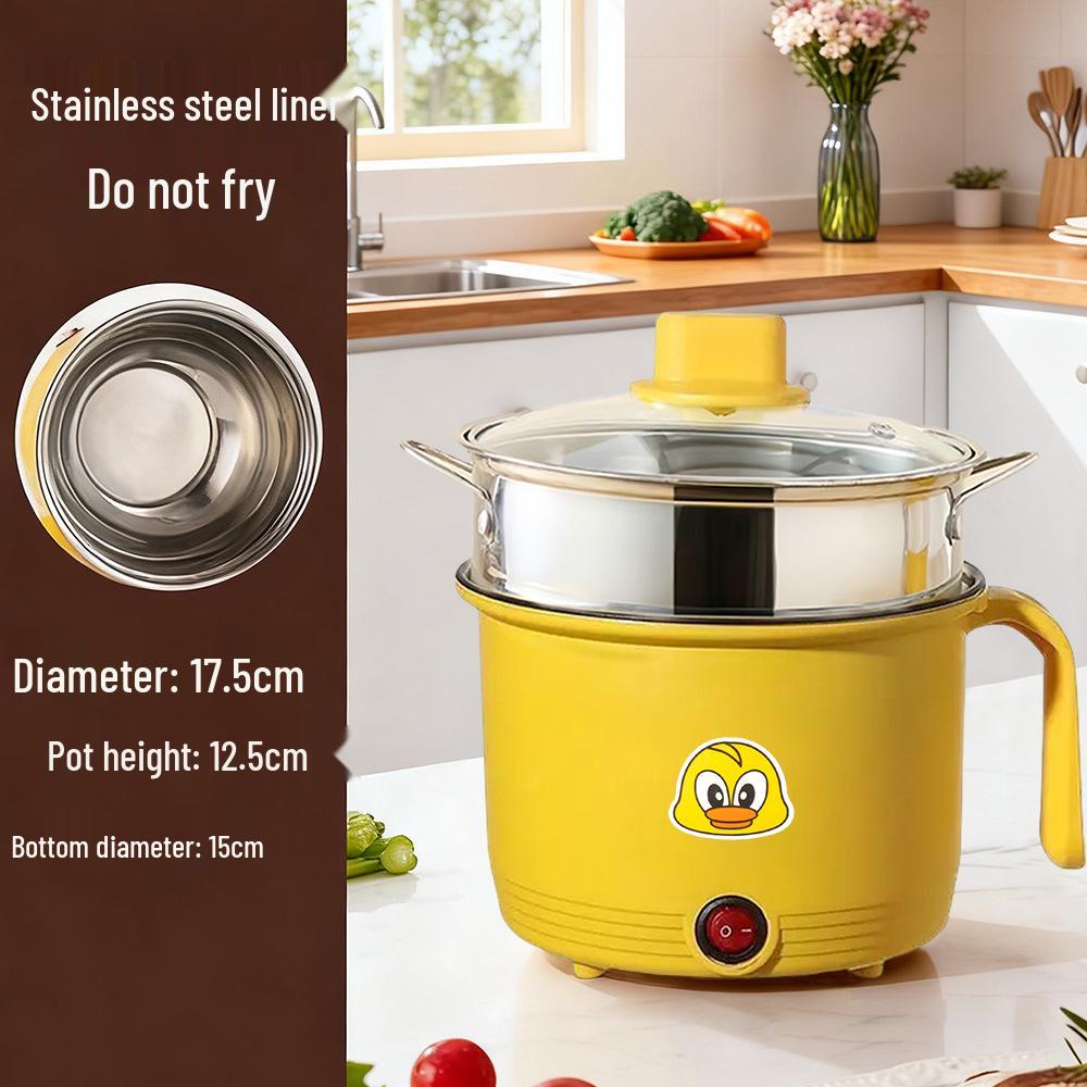 Многофункциональная электрическая плита с антипригарным покрытием: Горшочек для лапши быстрого приготовления большой емкости для общежития