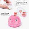 Interactive Ball Smart Toy for Cats Plush Electric Catnip Training Toy Kitten Touch Sounding Pet Product Squeak Toy Ball