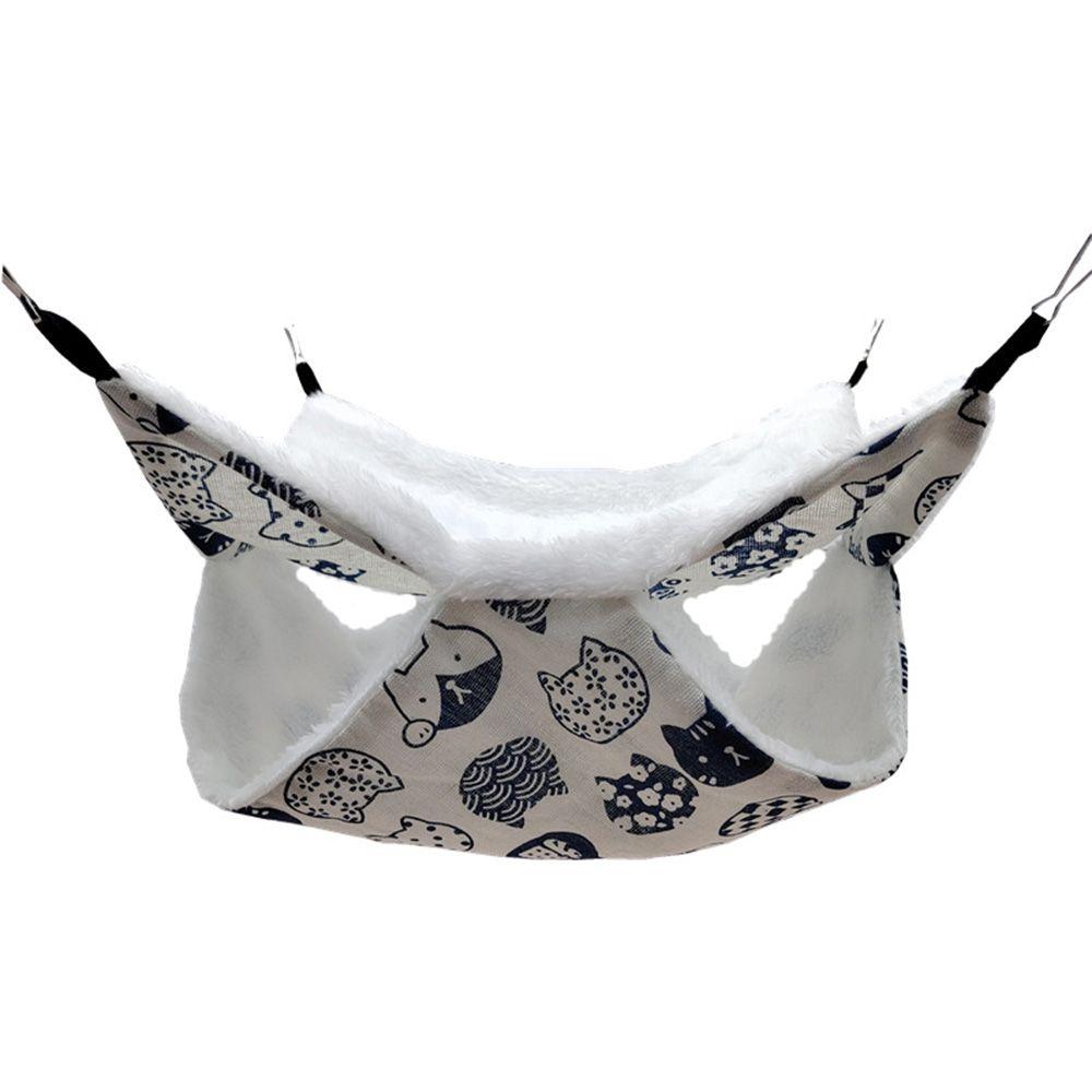 Fashion Plush Double Layer Squirrel Beds Hamster Cage Pet Sleeping Bag Pet Hammock