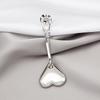 Personality Exaggerated Design Sense Metal Love Brooch Corsage Pin Cardigan Fixed Anti-Light Accessories