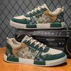 Plus-size Men's Shoes, Board Shoes, Student Casual Sports Shoes, Men's Autumn Breathable Cashew Flower Canvas Shoes, Men's 47