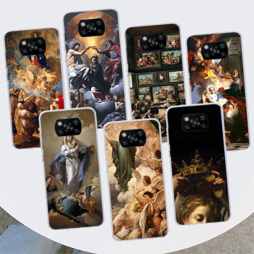 Чехол для телефона Renaissance Art Painting для Xiaomi Poco X3 GT X5 X4 NFC M4 Pro M3 M2 F3 F2 F1 Mi Note 10 A3 A2 Lite A1 CC9E Fundas F