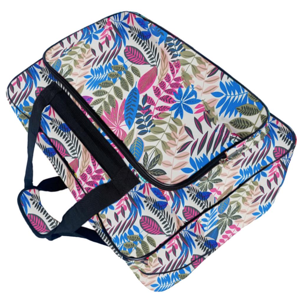 Портативная сумка для хранения швейной машины. Прочные нейлоновые дорожные сумки с карманами для аксессуаров ярких цветов.