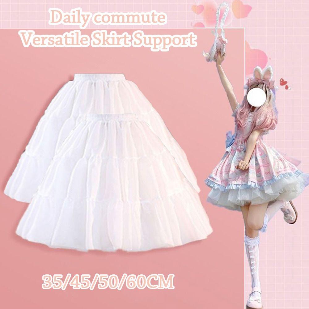 Белый подъюбник без обруча Подъюбники для бального платья Модные аксессуары для платья с цветами