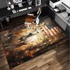 American Freedom Horse Office Rug Chair Mat, Entryway Carpet, Suitable for Front Door, Bedroom, Living Room, Desk, Holiday Gift