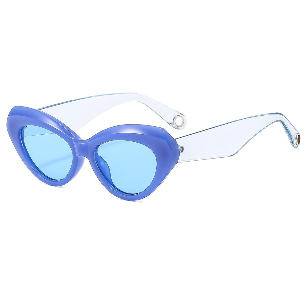 Солнцезащитные очки для активного отдыха с защитой от ультрафиолета, модные очки, персонализированные ретро-очки «кошачий глаз»