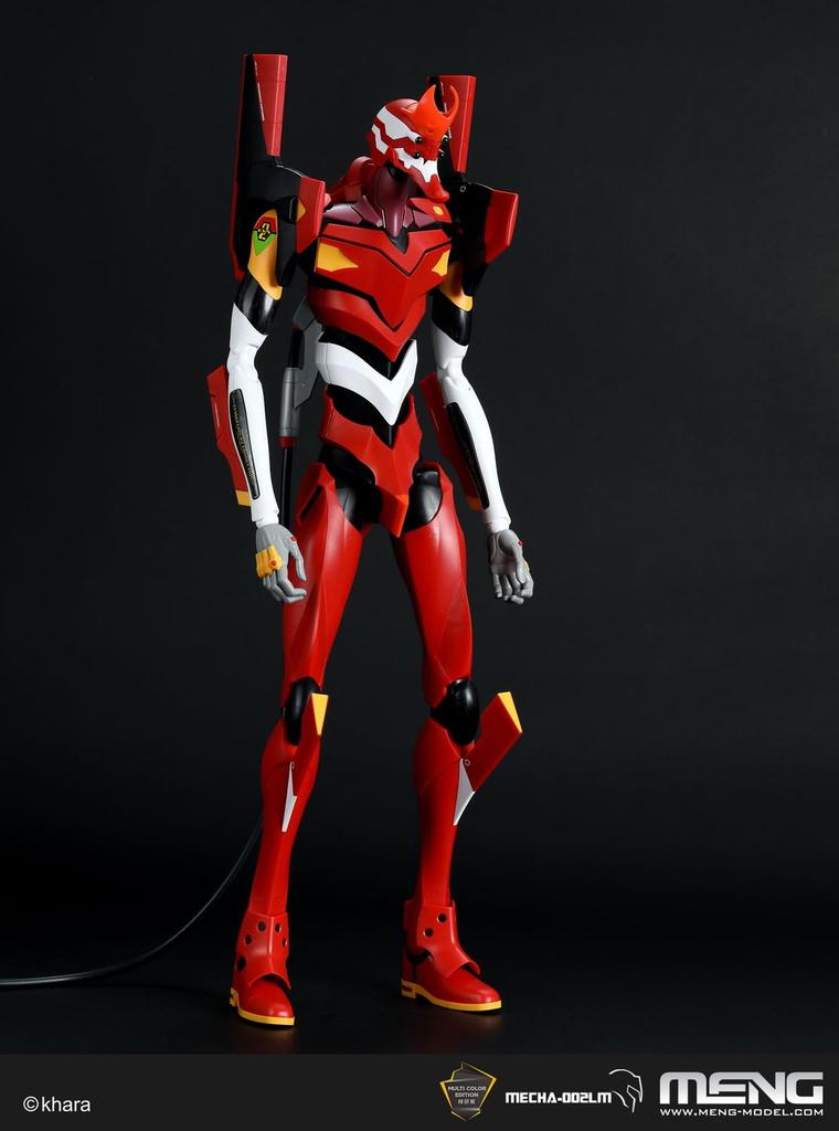 GSI Creos Mon Model Evangelion General Purpose Humanoid Battle Weapon Android Evangelion Unit 02 Multicolor Molded Version Total Height 47cm Color