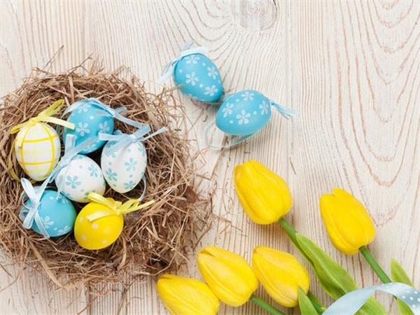 5d Diy Алмазная картина Мозаика Пасхальное яйцо Полная квадратная/круглая мозаика Вышивка Тюльпан Цветок Кристалл Настенное искусство