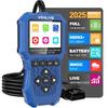 Диагностический измерительный инструмент для системы мотоцикла, Moto OBD2 сканер с тестом напряжения, Считыватель кодов неисправностей мотоцикла с функцией быстрого тестирования, Совместим для