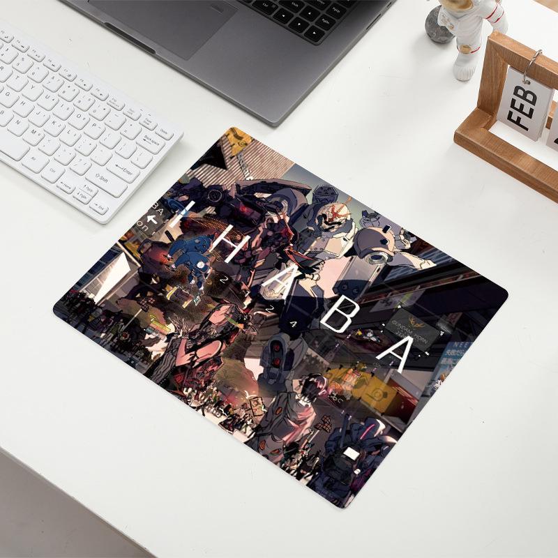 Gundam Anime Mouse Pad: Small Desk Mat with Precision-Locked Edges