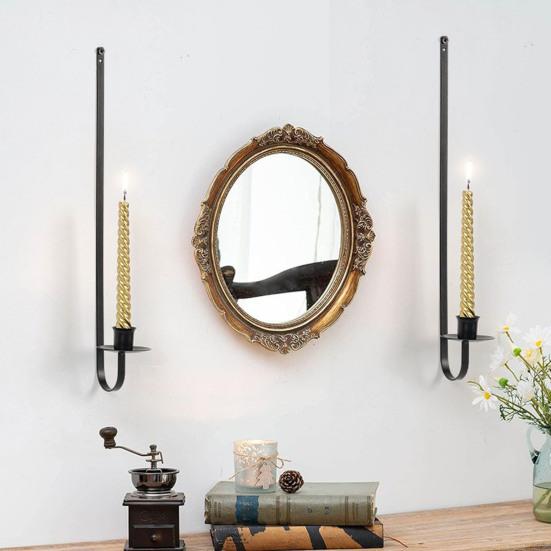 2 шт. металлический подсвечник настенный декор подсвечник современный