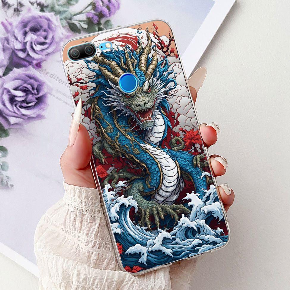 Прозрачный чехол для Honor 9 Lite Милый Кот Модные Цветы Смешная Расписная Задняя Крышка Для Чехла Телефона Honor 9Lite LLD-L21 LLD-L31 LLD-L11