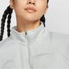Nike Sportswear Collection Solid Color Half-Zip Stand Collar Pullover Long Sleeve Sweatshirt Women Sweatshirt Birch Light-Silver-Gray FV7807-051