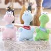 Cute Little Dinosaur Plush Toy Doll Creative Cartoon Big-eyed Dinosaur Schoolbag Hanging Decoration Keychain
