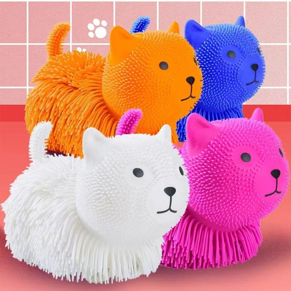 Fluffy Vent Squeezing Toys Big Size 3D Sensory Toy Funny Cute Animal Squeezing Toy Children