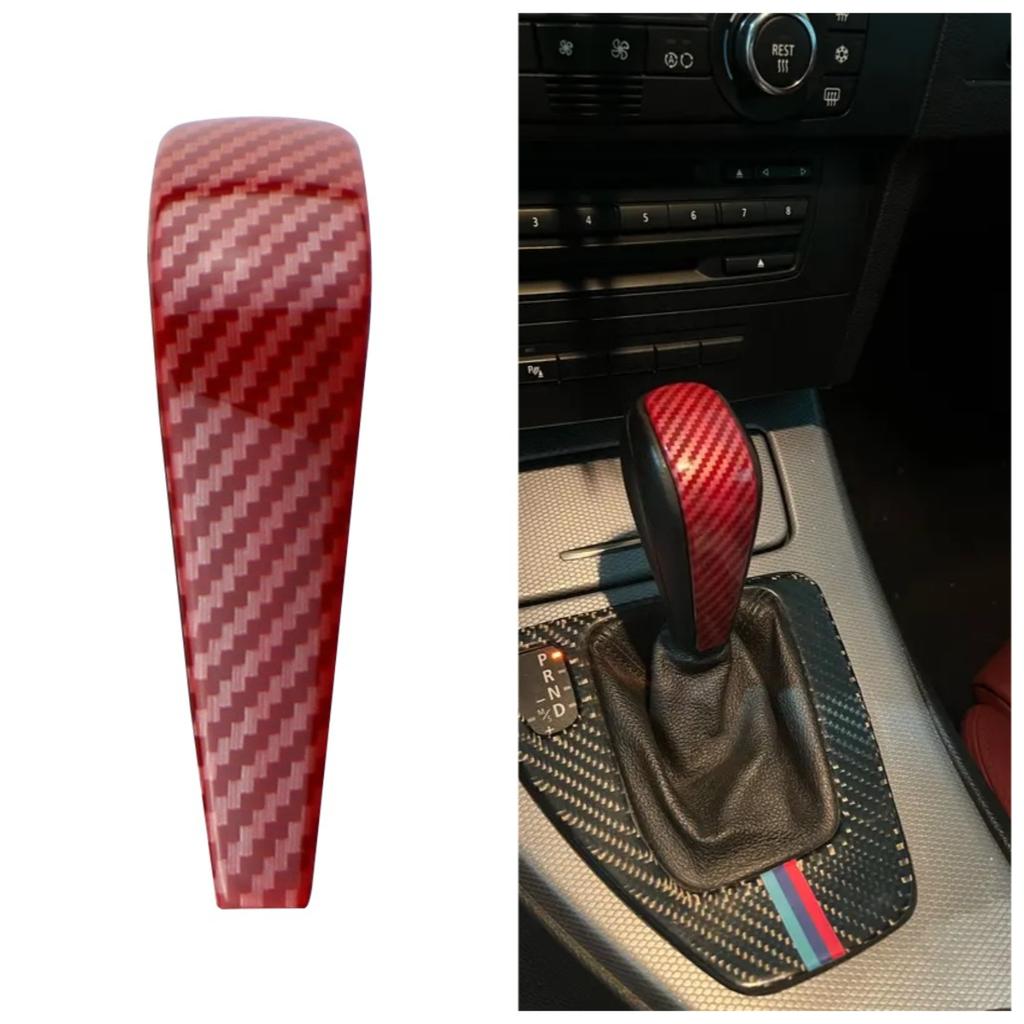 Наклейка на ручку переключения передач из АБС-пластика и углеродного волокна для BMW 3 серии E90 E92 E93 E84 2006-2012, декоративная крышка, аксессуары
