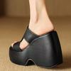 Fashion Super-high Heels Women's Platform Slippers Designer Heeled Shoes Summer Fashion Wedges Pumps 2025 Trend New Sandalias De Mujer