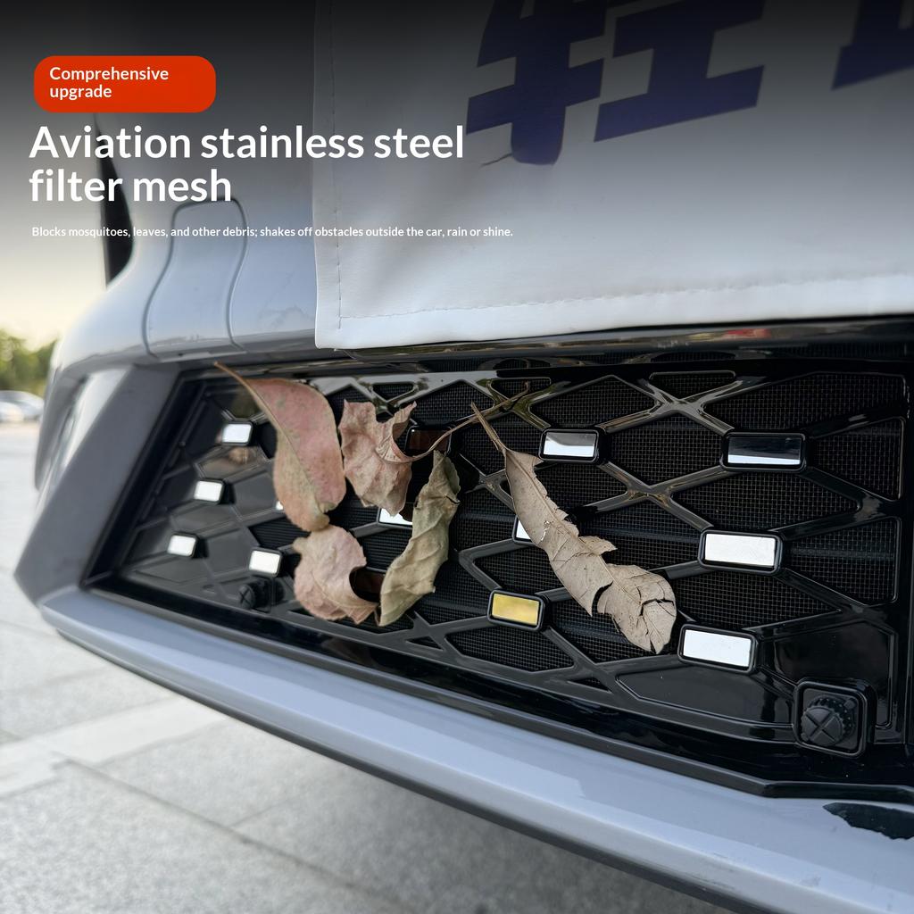 For Geely Galaxy E5 /EX5 Car Starry Sky Insect Proof Net Front Grille Appearance Modification Anti Foreign Body Dustproof