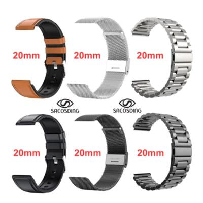 Ремешок для часов 20 мм 22 мм, быстросъемный браслет, силиконовый мужской спортивный водонепроницаемый резиновый ремешок для часов