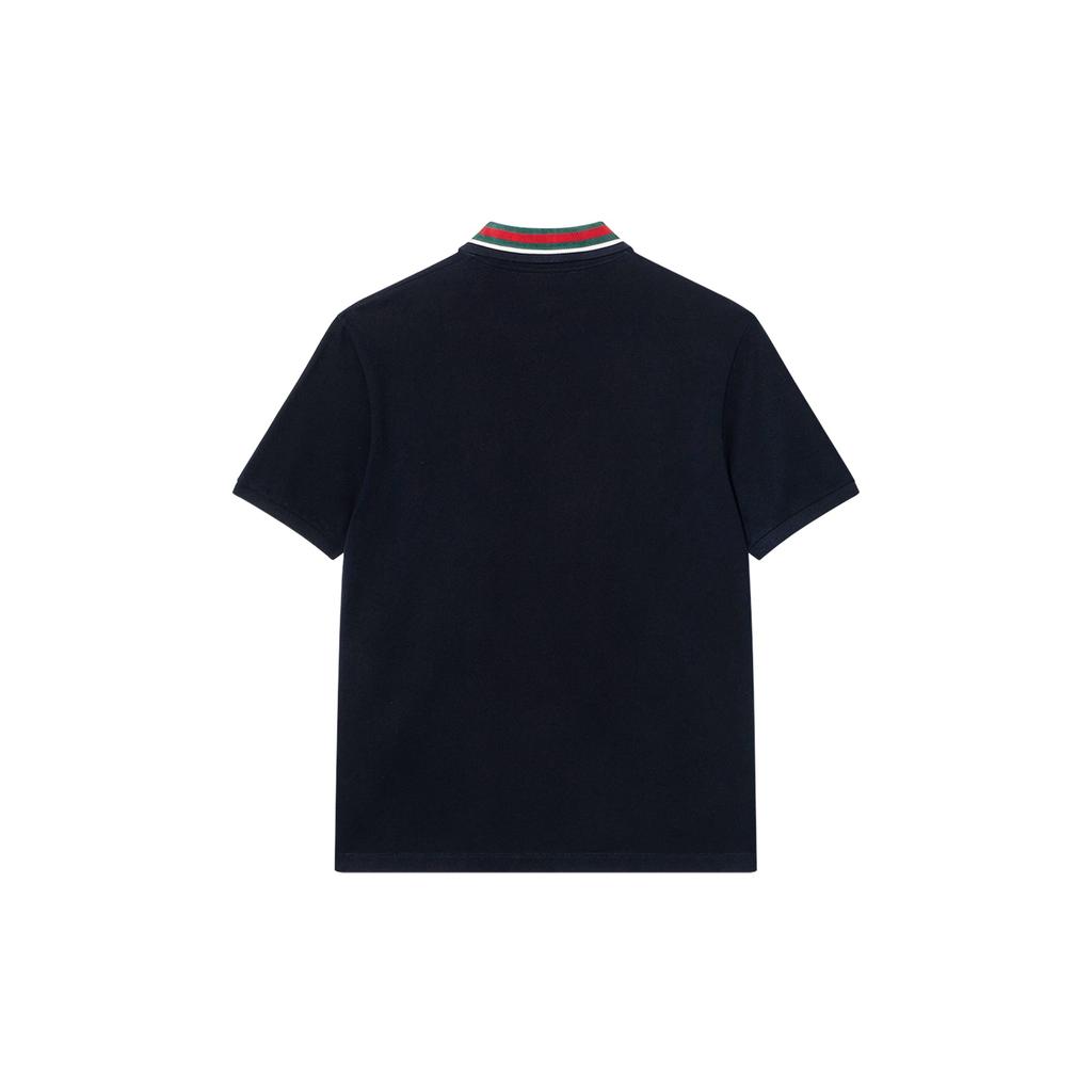 GUCCI Polo Shirt Men's Dark Blue 545714-XJAGU-4685