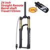 Bolany-Bicycle Front Fork with Barrel Shaft, Air Resilience Suspension, Rear Corolla Structure Design, MTB, 20 in, 24 in