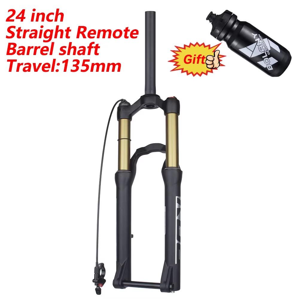 Bolany-Bicycle Front Fork with Barrel Shaft, Air Resilience Suspension, Rear Corolla Structure Design, MTB, 20 in, 24 in