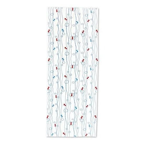 Tenugui Komon Pattern Ryuukin (processed prevent fraying)