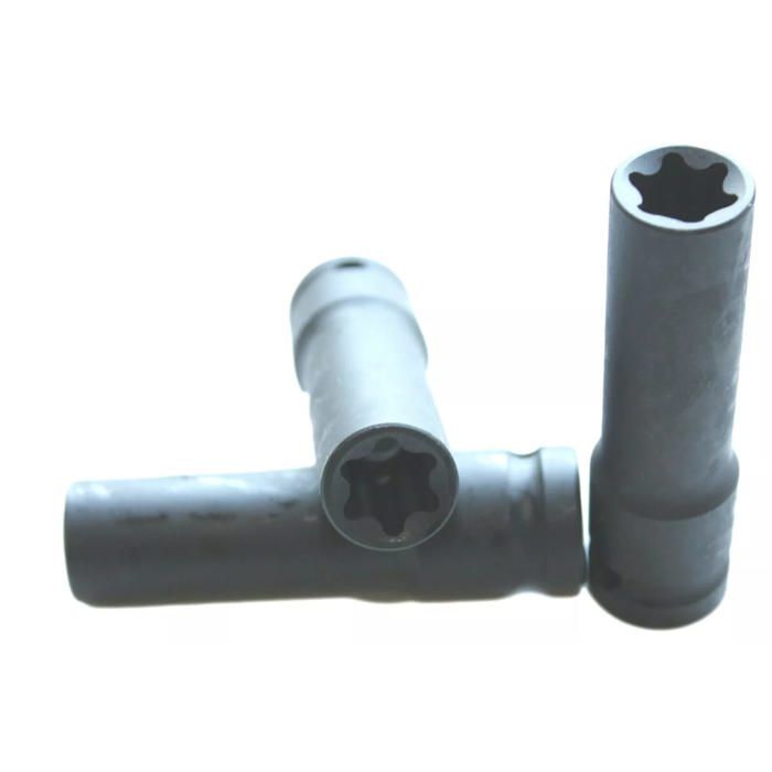 Douille hexagonale externe - BONI-SHOP® - E16 - Acier Cr‑Mo - Longueur 78 mm - Compatible clé à choc