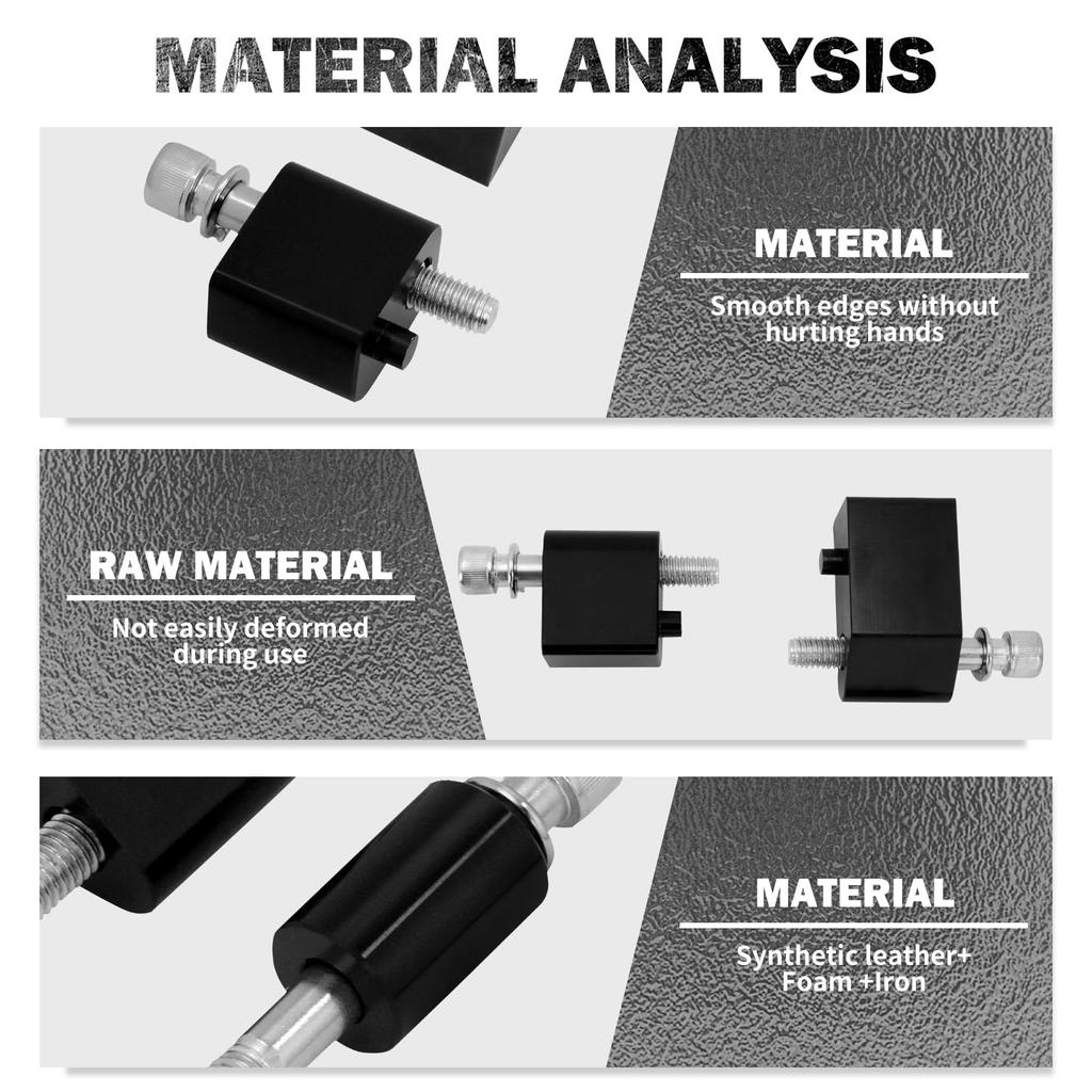 HDBUBALUS Motorcycle Rider Floorboard Extension Pacer 1-1/4" Extension Kickstand Extender 1.25" Kit for Harley