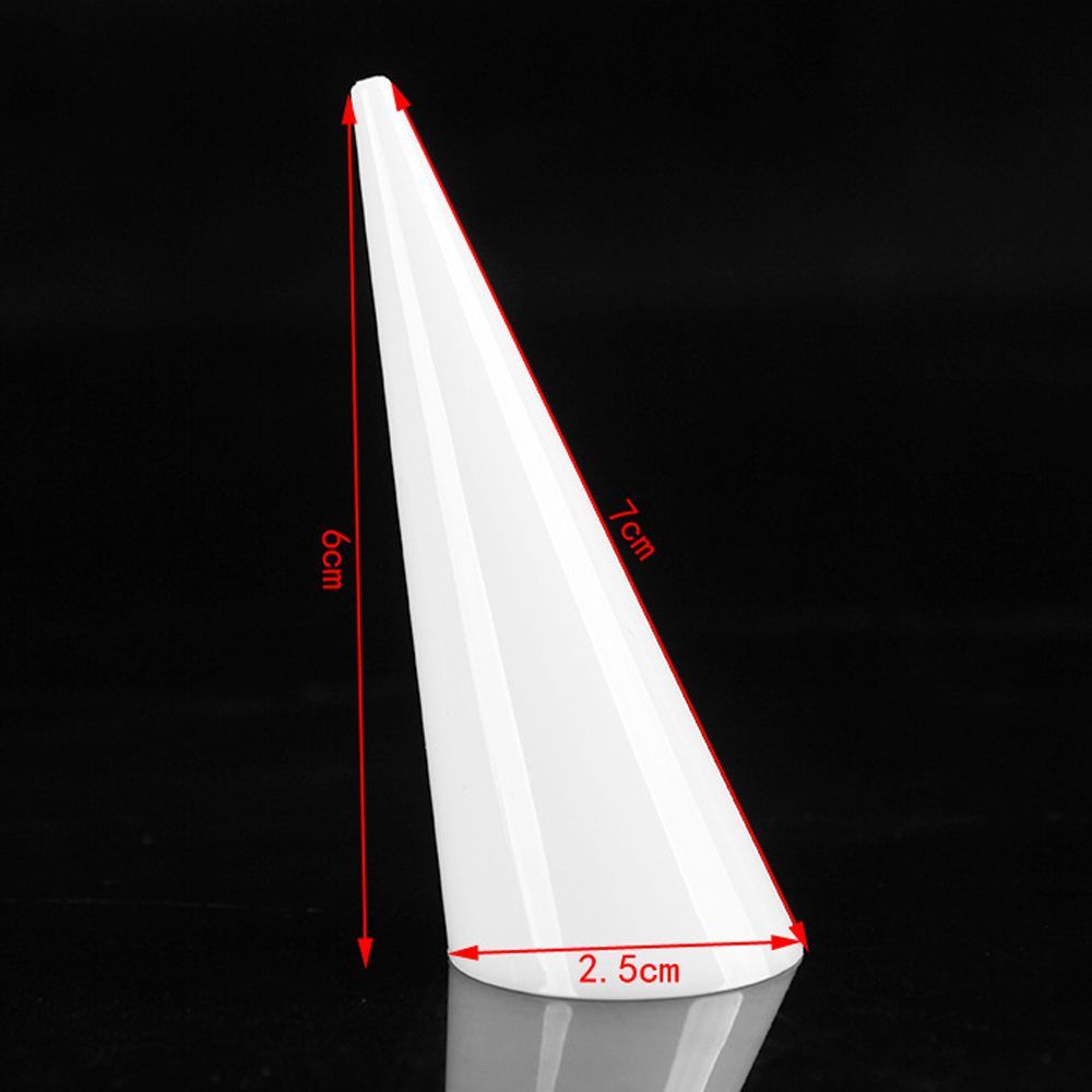 Органайзер для сережек, полка для колец, акриловый конусный держатель колец, выставочный стенд для ювелирных изделий