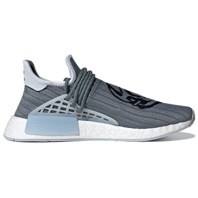 BBC Ice Cream x Pharrell x adidas NMD Human Race Astronaut Унисекс Кроссовки Серые GW3955