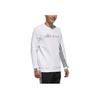 Adidas Толстовка с круглым вырезом и буквенным принтом, мужская толстовка белого цвета EH6433