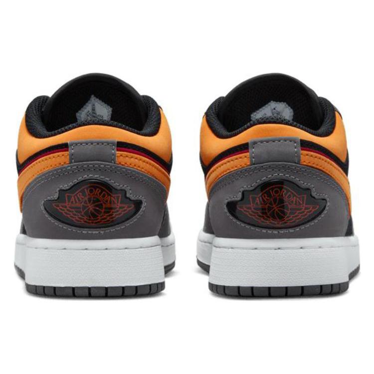 Jordan 1 Низкий SE Светло-серый Ярко-оранжевый GS FN7671-008